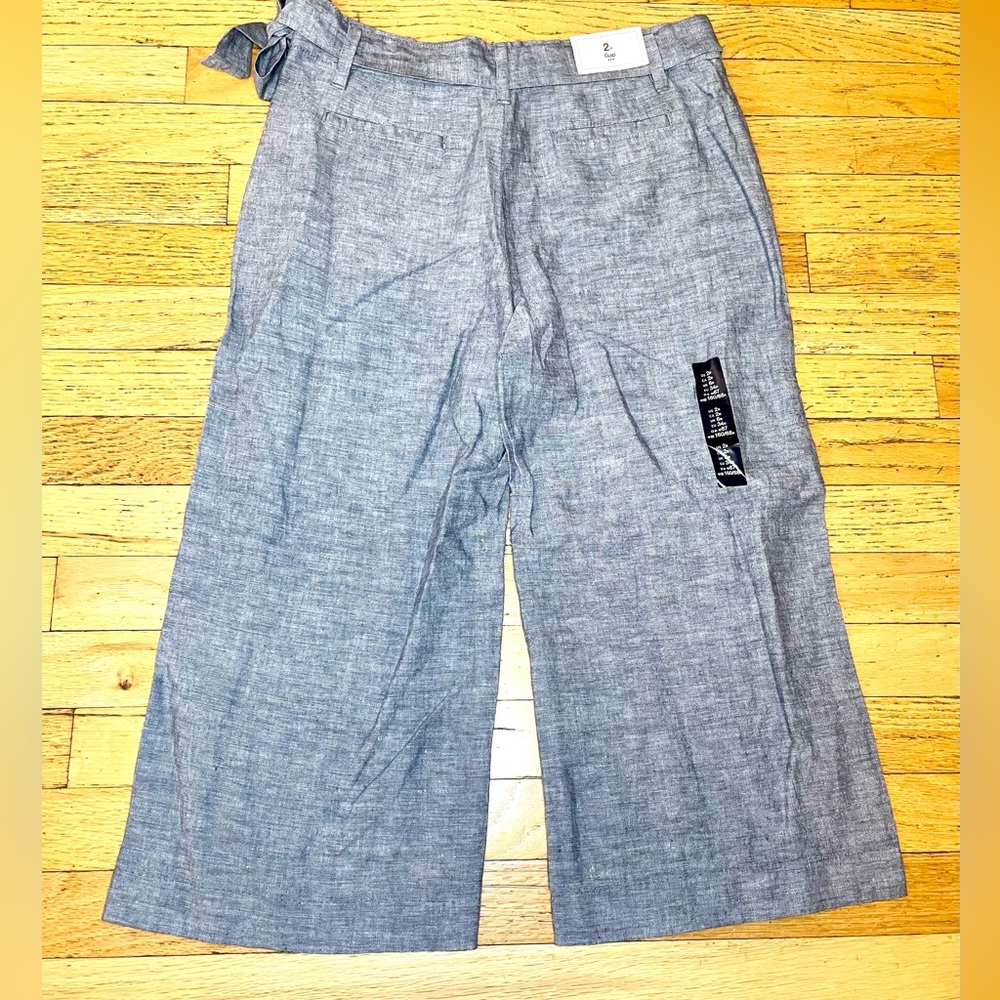 GAP Women’s Chambray Cropped Pants 2R